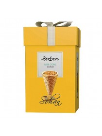 Мини-рожок хрустящий SORBON с начинкой (сохан и воздушные зерна) 200 гр